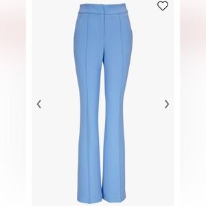 VERONICA BEARD Xael Aero Blue High-Rise Front Seam Suiting Pant size 0